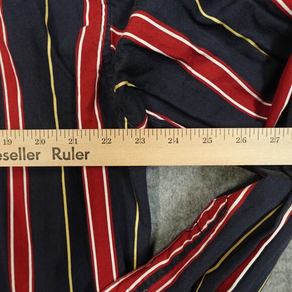 Wrangler Shirt Mens Extra Large Brush Popper Pearl Snap Western Striped Rodeo - Picture 7 of 9